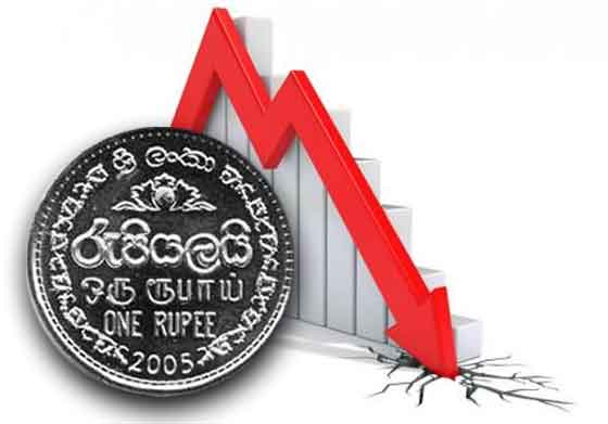 sri lankan rupees - රුපියල අවප්‍රමාණය වෙයි