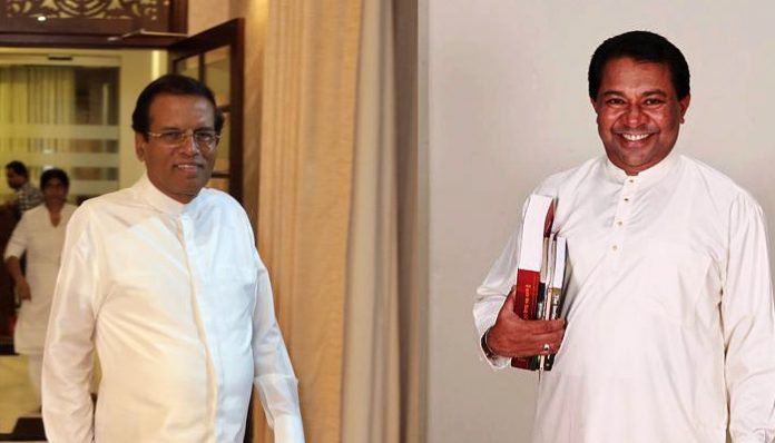 Maithiripala and SB