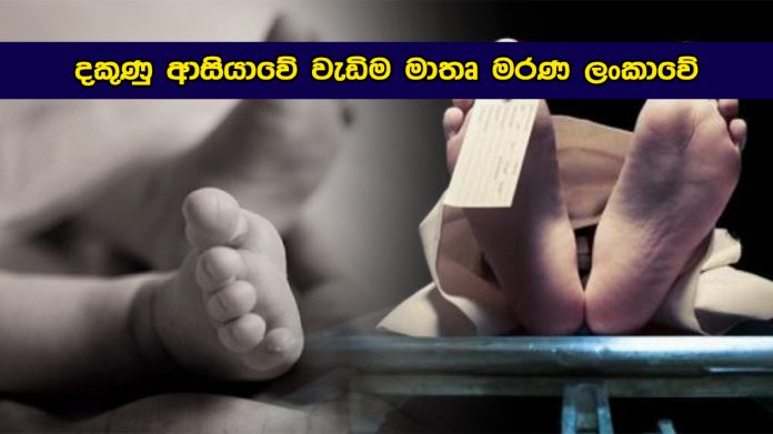 දකුණු ආසියාවේ වැඩිම මාතෘ මරණ ලංකාවේ