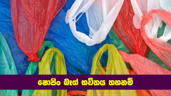 ෂොපිං බෑග් භවිතය තහනම්