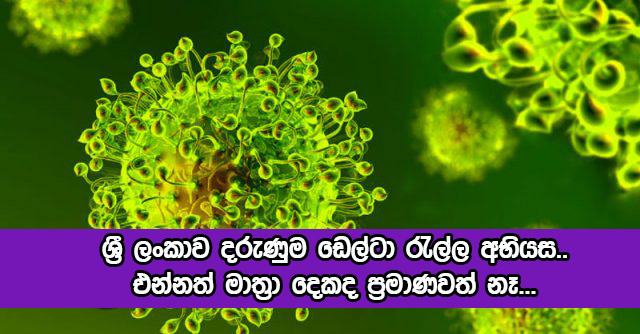 Delta Variant in Sri Lanka - ශ‍්‍රී ලංකාව දරුණුම ඩෙල්ටා රැල්ල අභියස.. එන්නත් මාත‍්‍රා දෙකද ප‍්‍රමාණවත් නෑ...