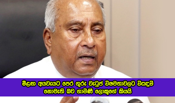 Gamini Lokuge Statement of Teachers salary - මීළඟ අයවැයට පෙර ගුරු වැටුප් විෂමතාවලට විසඳුම් නොමැති බව ගාමිණී ලොකුගේ කියයි