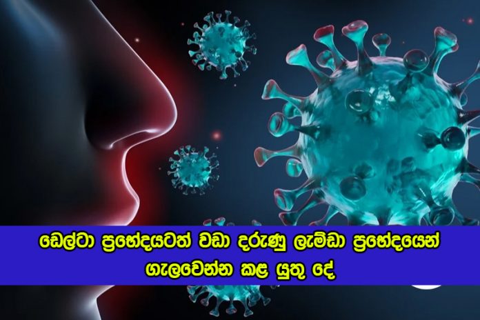 Lambda for Covid Vaccines - ඩෙල්ටා ප්‍රභේදයටත් වඩා දරුණු ලැම්ඩා ප්‍රභේදයෙන් ගැලවෙන්න කළ යුතු දේ