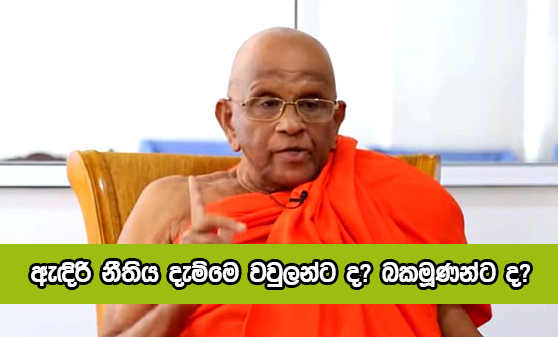 Muruththettuwe Ananda Thero Statement - ඇඳිරි නීතිය දැම්මෙ වවුලන්ට ද? බකමූණන්ට ද? – මුරුත්තෙට්ටුවේ ආනන්ද හිමි