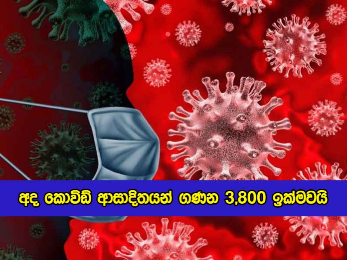 Covid New Cases Today in Sri Lanka - අද කොවිඩ් ආසාදිතයන් ගණන 3,800 ඉක්මවයි