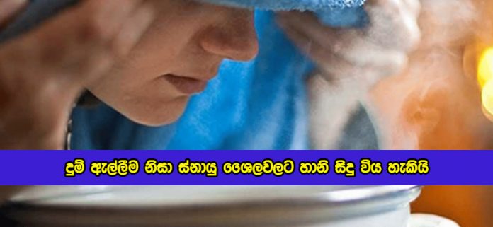 Abayarathna Dewagiri Statement of Steam - දුම් ඇල්ලීම නිසා ස්නායු ශෛලවලට හානි සිදු විය හැකියි