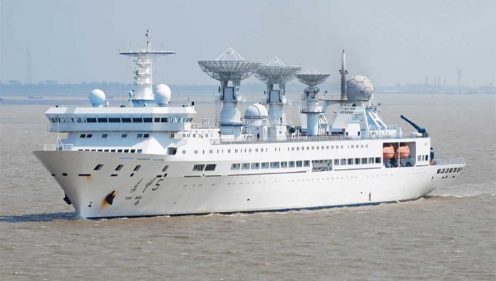 Yuan Wang 5 Ship - මතභේදයට තුඩුදුන් චීන පර්යේෂණ නෞකාව හම්බන්තොට වරායට පැමිණෙයි