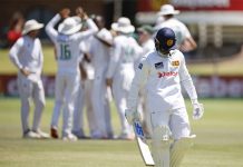 ශ්රී ලංකාවට එරෙහිව දකුණු අප්රිකාවට ලකුණු 109ක ජයග්රහණයක් ශ්රී ලංකාවට එරෙහිව දකුණු අප්රිකාව