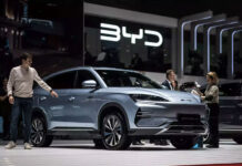 BYD සමාගම විසින් නිෂ්පාදන දෝෂ ගැටලු සහිත මෝටර් රථ ලක්ෂයකට වඩා ආපසු කැදවයි BYD සමාගම