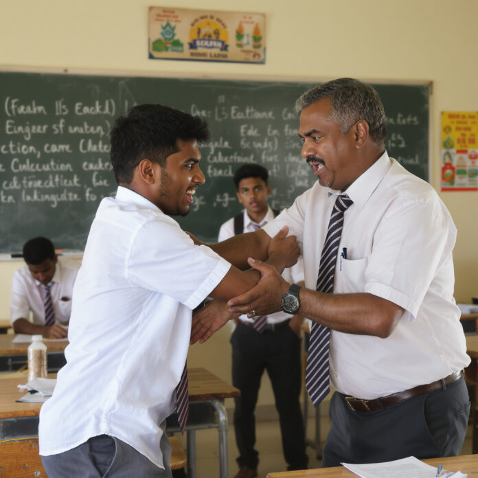 සිසුවෙක් කළ පහරදීමකින් සිසුවෙක් කළ පහරදීමකින්